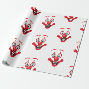Clowns-Muster Geschenkpapier
