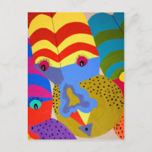 Clowns Postkarte