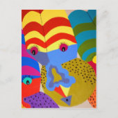 Clowns Postkarte (Vorderseite)