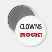 Clowns Rock Magnet (Vorderseite/Rückseite)