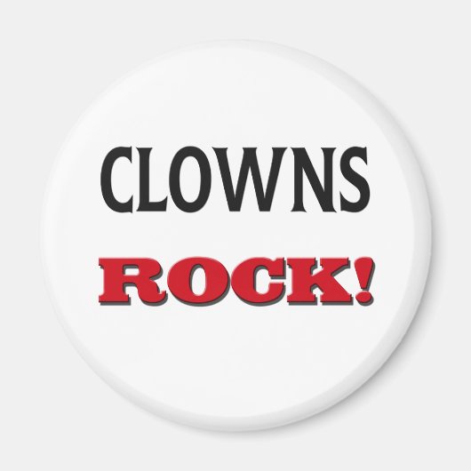 Clowns Rock Magnet (Vorne)