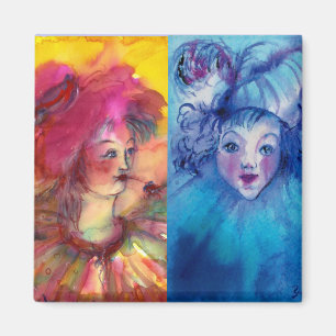 CLOWNS SAMMLUNG / Venezianischer Maskenball Magnet