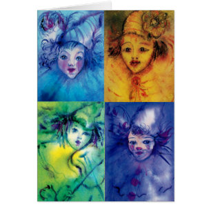 CLOWNS SAMMLUNG / Venezianischer Masquearde Ball