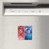 CLOWNS SAMMLUNG / Venezianischer Masquearde Ball Magnet (In Situ (Geschirrspüler))