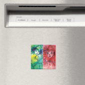 CLOWNS SAMMLUNG / Venezianischer Masquearde Ball Magnet (In Situ (Geschirrspüler))