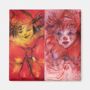 CLOWNS SAMMLUNG / Venezianischer Masquearde Ball Magnet