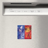 CLOWNS SAMMLUNG / Venezianischer Masquearde Ball Magnet (In Situ (Geschirrspüler))