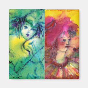 CLOWNS SAMMLUNG / Venezianischer Masquearde Ball Magnet