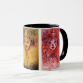 CLOWNS SAMMLUNG / Venezianischer Masquearde Ball Tasse (VorderseiteRechts)