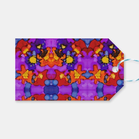 Clowns-Show Geschenkanhänger (Vorderseite (Horizontal))