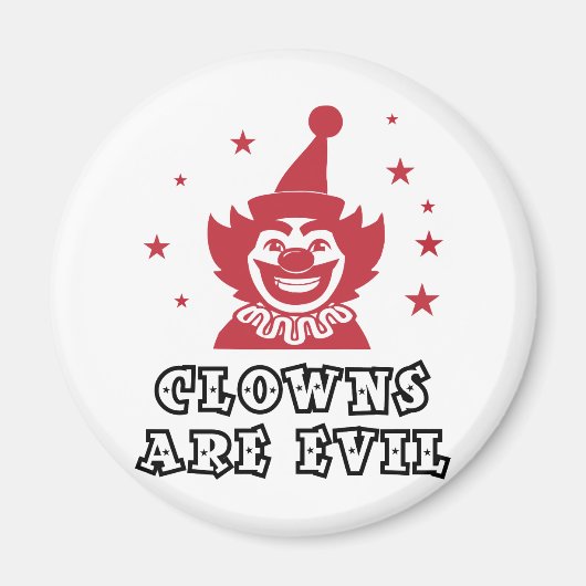 Clowns sind böse magnet (Vorne)