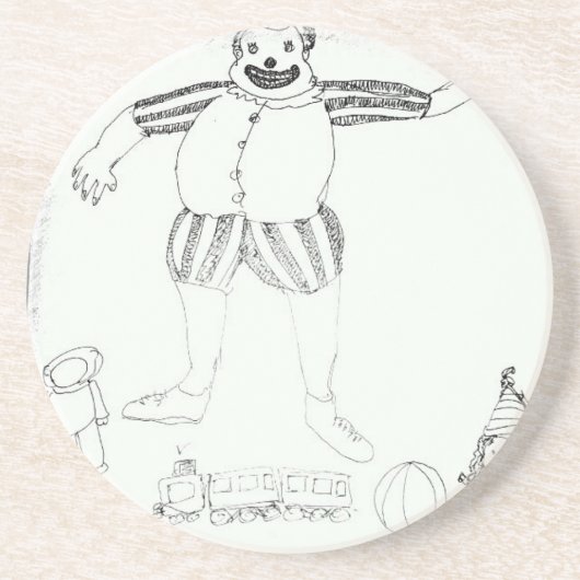 Clowns sind da getränkeuntersetzer (Vorne)