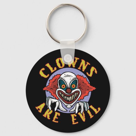 Clowns sind der böse Schlüsselanhänger (Vorderseite)
