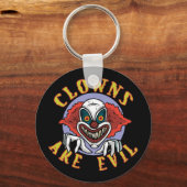 Clowns sind der böse Schlüsselanhänger (Vorderseite)