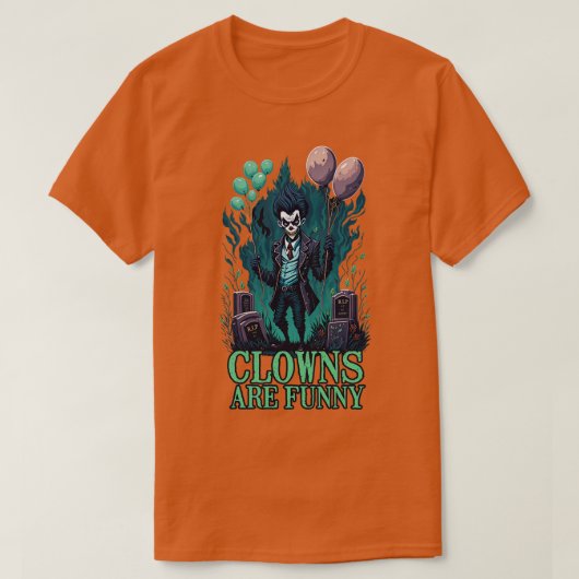 Clowns sind lustig T-Shirt (Design vorne)