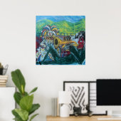 CLOWNS TRUMPET PLAYER POSTER (Heimbüro)
