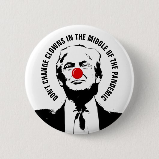 Clowns und die Pandemie Button (Vorderseite)