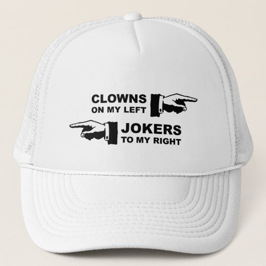 Clowns und Joker Truckerkappe (Vorderseite)