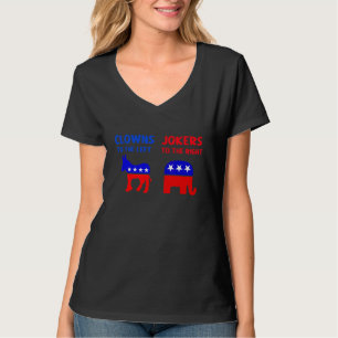 Clowns zu den Verlassen Jokern am rechten Lib T-Shirt