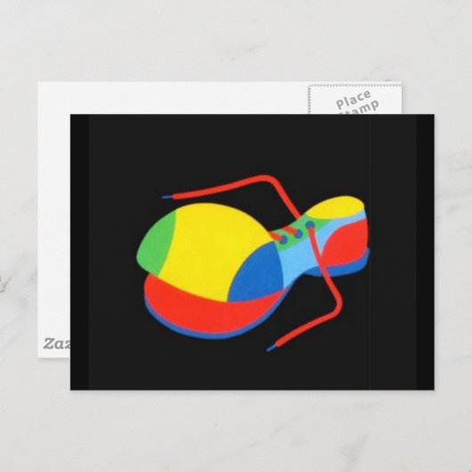 Clownschoe Postkarte (Vorne/Hinten)