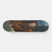 Clownschrei auf Skateboardplattform Skateboard (Horizontal)