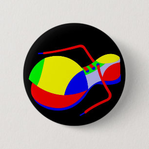 Clownschuh Button