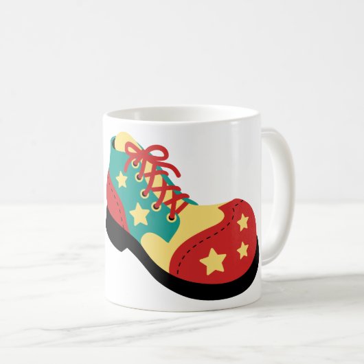 Clownschuh Kaffeetasse (VorderseiteRechts)