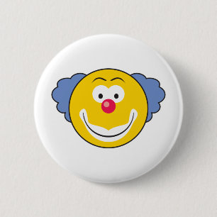 Clownsgesicht Button