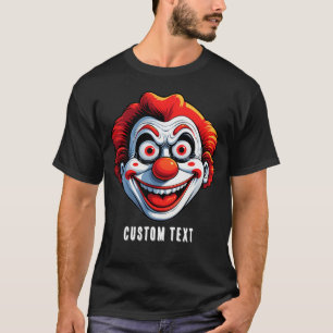 Clownsgesicht Cartoon T-Shirt