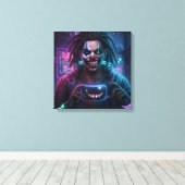 Clownskaninchen drucken leinwanddruck (Insitu (Holzboden))