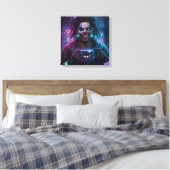Clownskaninchen drucken leinwanddruck (Insitu (Schlafzimmer))