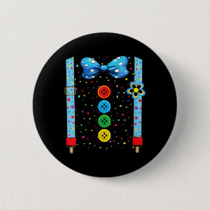 Clownskostüme für Frauen und Kinder für Karneval Button