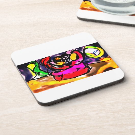 Clownsommer Getränkeuntersetzer (Linke Seite)