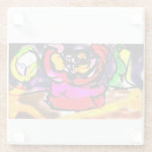 Clownsommer Glasuntersetzer (Rückseite)