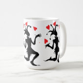 Clownspiel mit Herz Kaffeetasse (VorderseiteRechts)