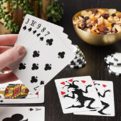 Clownspiel mit Herz Spielkarten (In Situ)