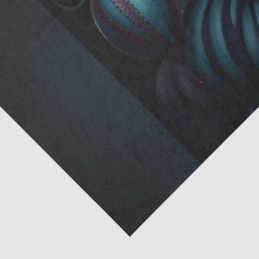 Clowntaufopapier für lila Haare Seidenpapier (Ausschnitt)