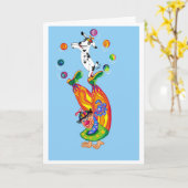 Clowntour Karte (Gelbe Blume)