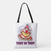 Clowntrick oder TreatHalloween Tasche (Rückseite)