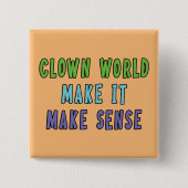 Clownwelt Button (Vorderseite)