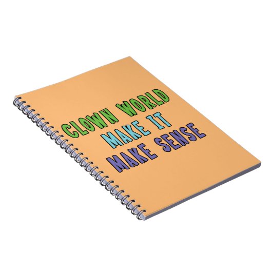 Clownwelt Notizblock (Rechte Seite)