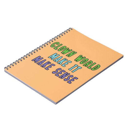 Clownwelt Notizblock (Linke Seite)