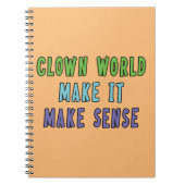 Clownwelt Notizblock (Vorderseite)
