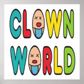 Clownwelt Poster (Vorne)