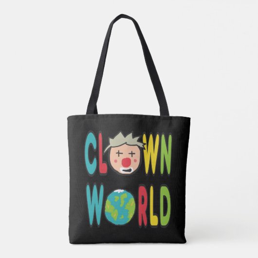 Clownwelt Tasche (Rückseite)
