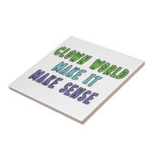 Clownworld Keramik Tile Fliese (Seite)