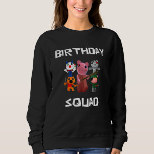Clowny Piggy zum Geburtstag mit Mallet Video Game Sweatshirt