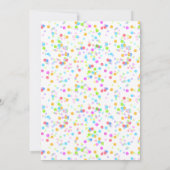 Clownzirkus Geburtstagsfeier Einladung (Rückseite)