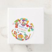 Clownzirkus Geburtstagsparty personalisierter Name Geschenkanhänger (Beispiel)