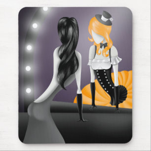 ClowReflection Blond Hair Mouse pad Mousepad